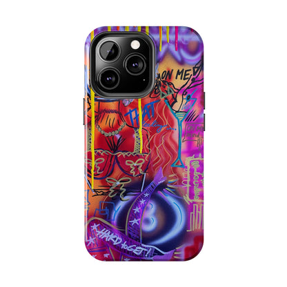 "shots on me" airbrush iPhone case
