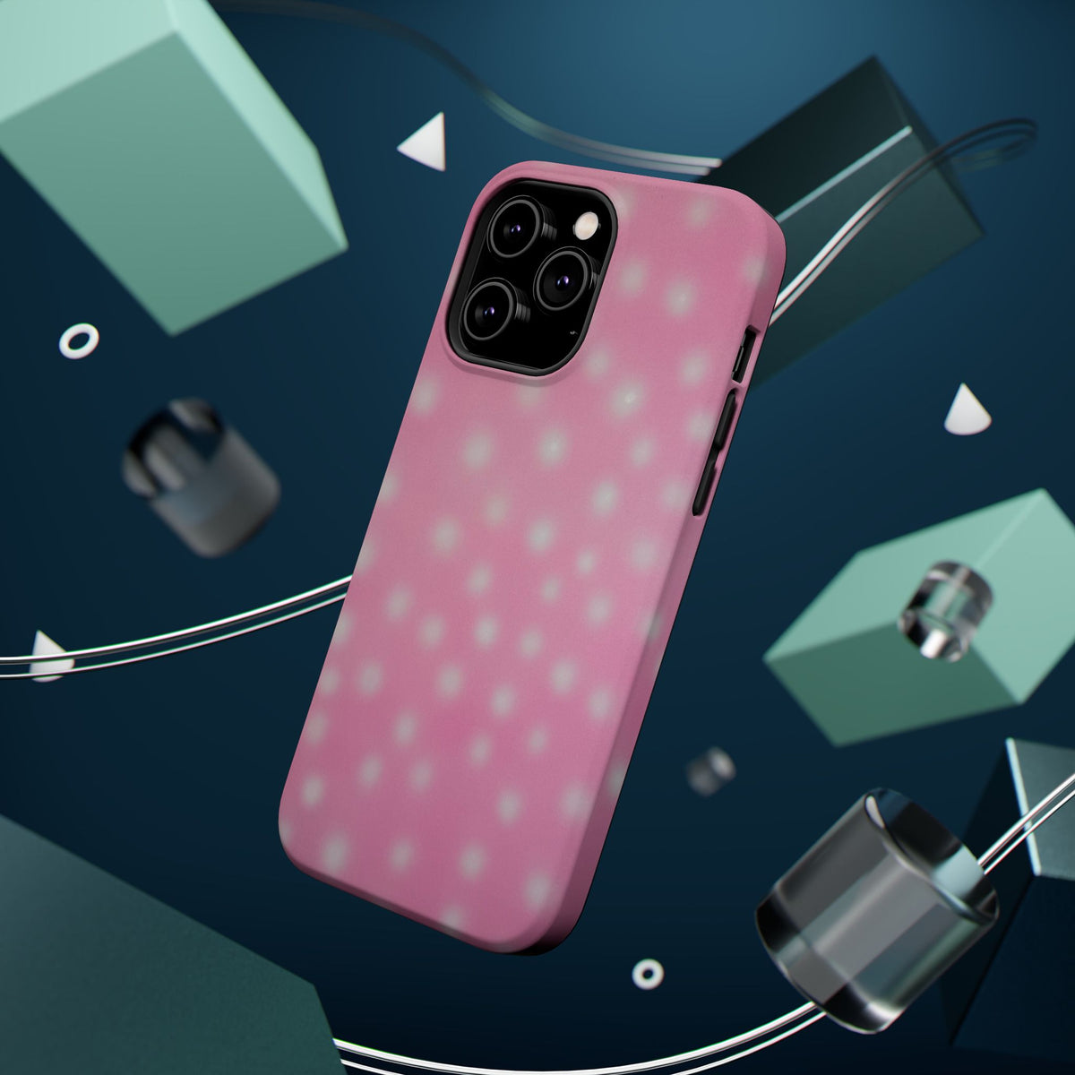 MagSafe "Erdbeerstrudel-Polkadots" Airbrush iPhone Hülle