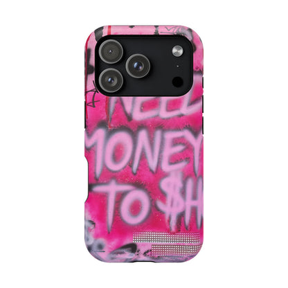 MagSafe "need $$ to shop" airbrush iPhone case