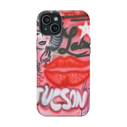 MagSafe "tucson, az" airbrush iPhone case
