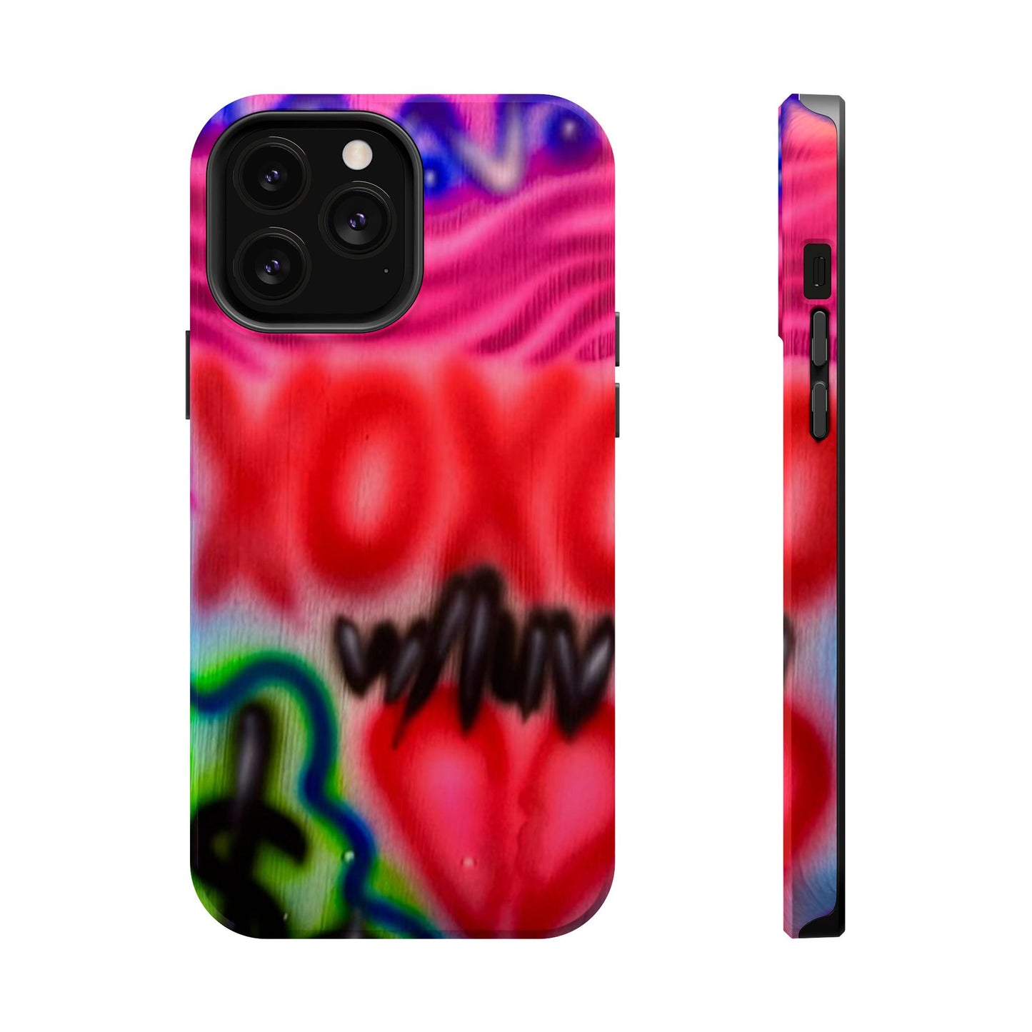 MagSafe Airbrush-iPhone-Hülle „with luv, xoxo“