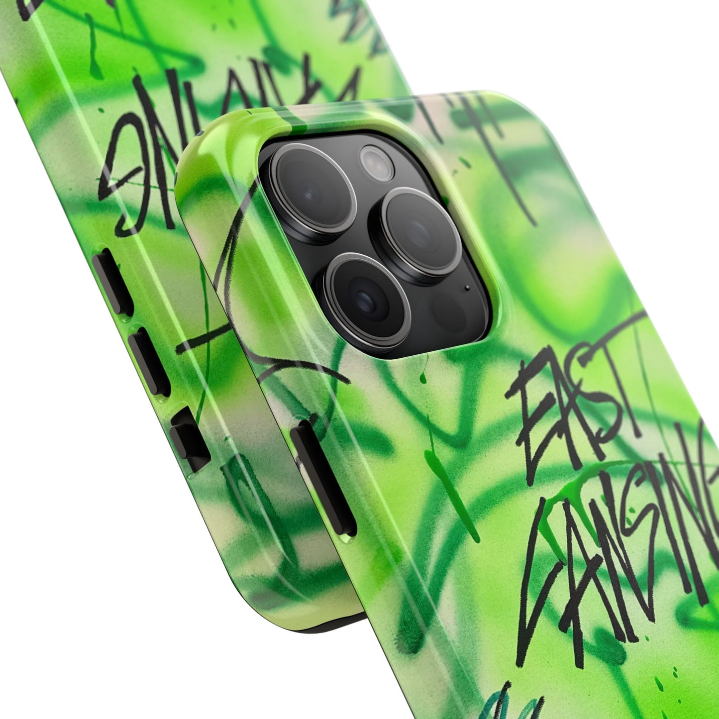 "east lansing, mi" airbrush iPhone case