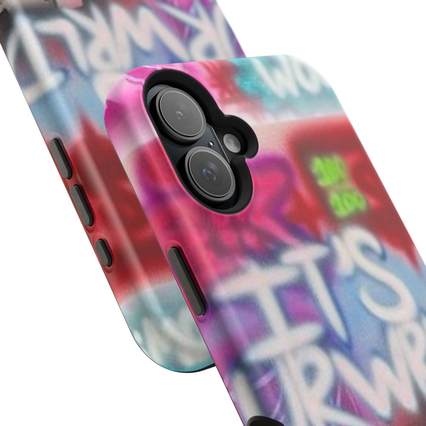 MagSafe „its ur WRLD“ Airbrush iPhone Hülle