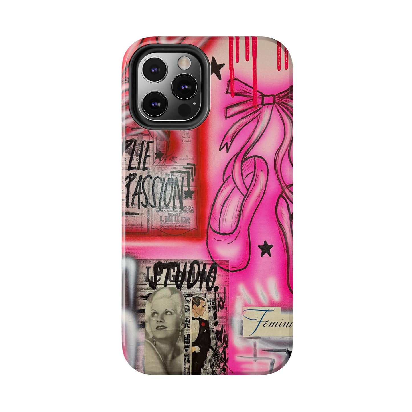 "plié passion” airbrush iPhone case