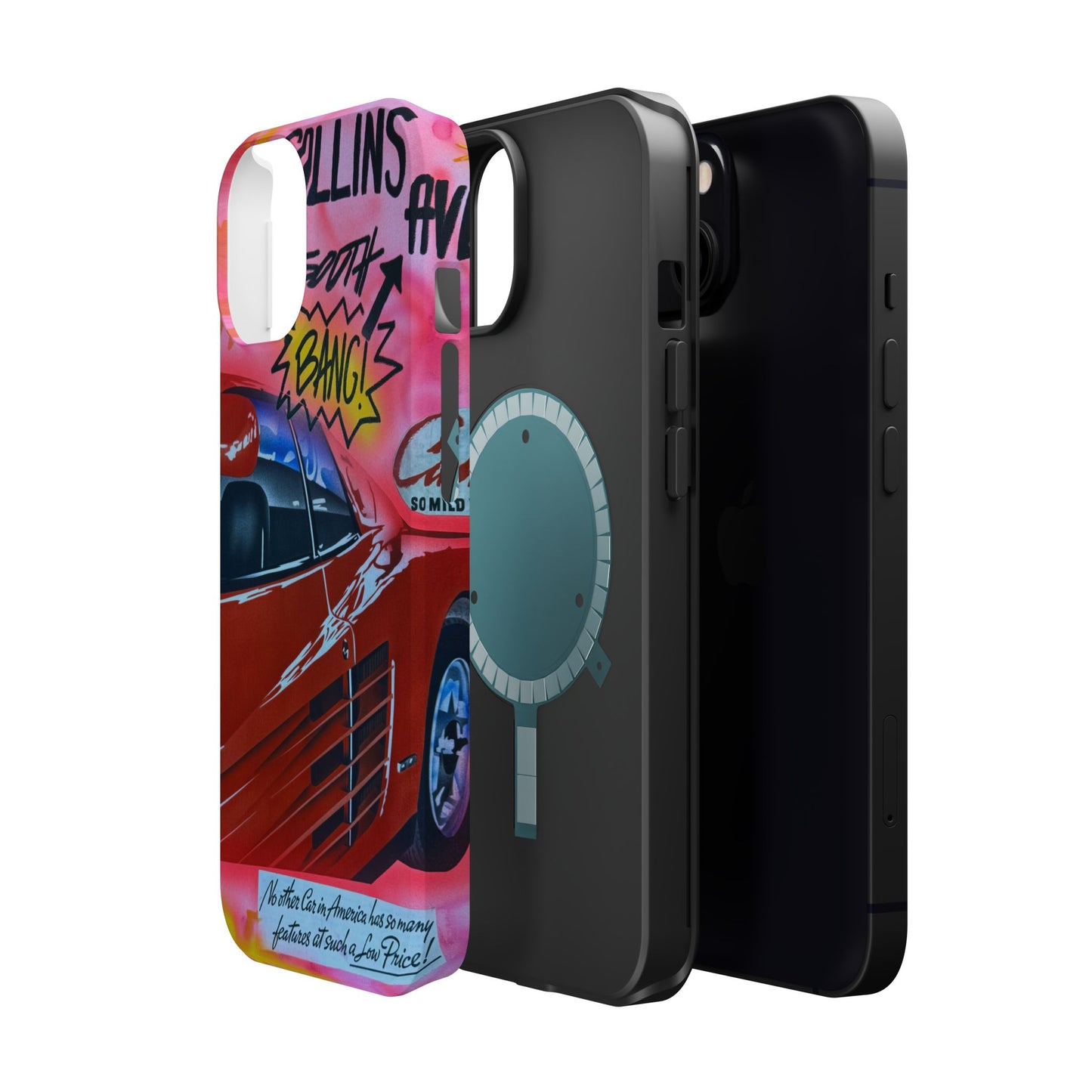 MagSafe "miami momentos" airbrush iPhone case