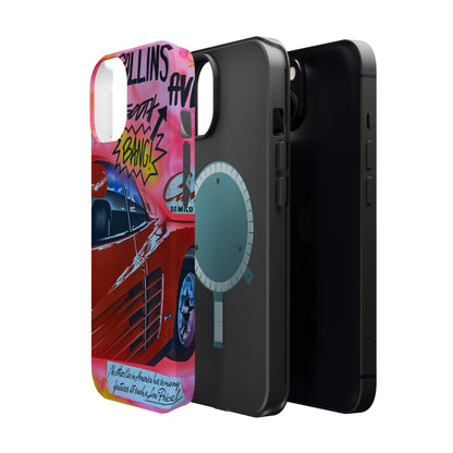 MagSafe "miami momentos" airbrush iPhone case