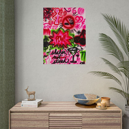 "in the 212" airbrush rolled print