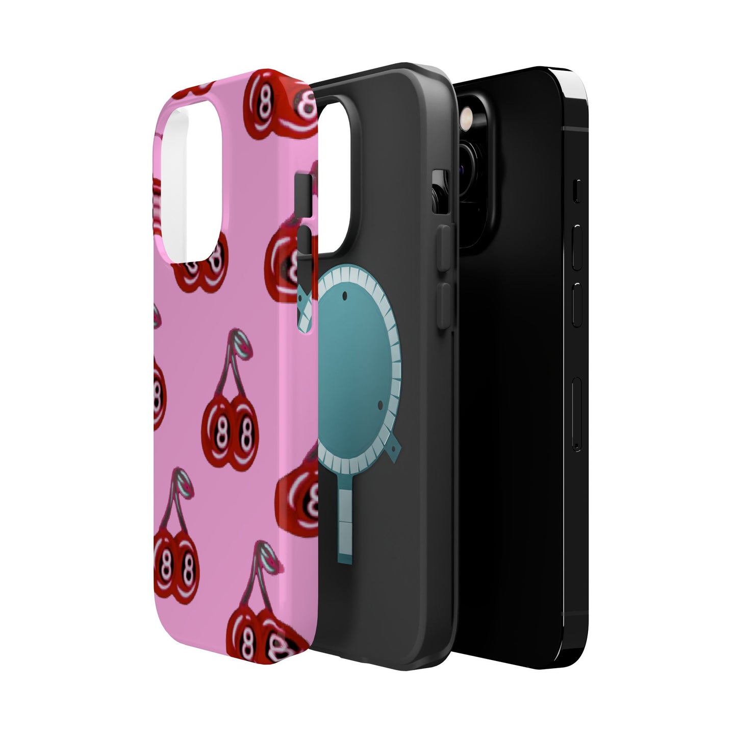 MagSafe "cami cherry pink" Airbrush iPhone Hülle