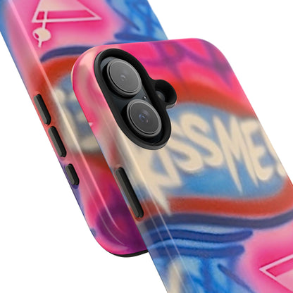 "kiss me pt. 2" airbrush iPhone case