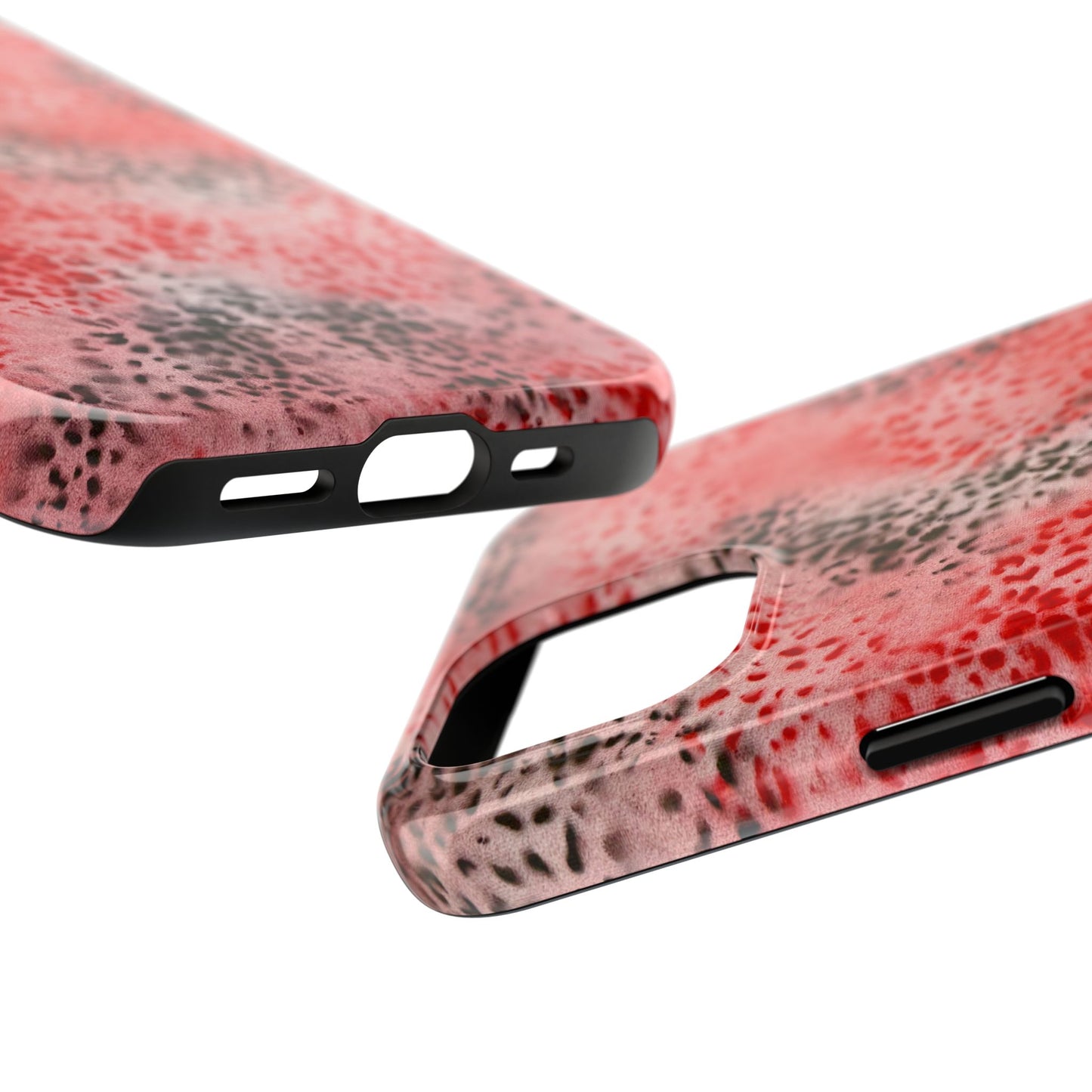 "red cheetah" airbrush iPhone case