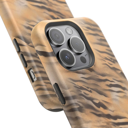 MagSafe "neutral tiger" airbrush iPhone case
