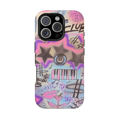 MagSafe "jazz club" airbrush iPhone case