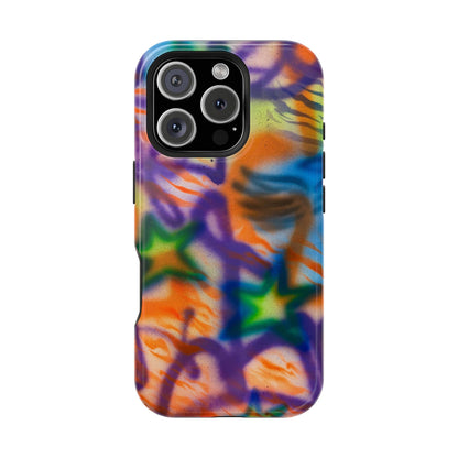 MagSafe "streetwear angel" airbrush iPhone case