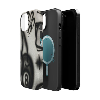 MagSafe "Hidden Ace" Airbrush iPhone Hülle