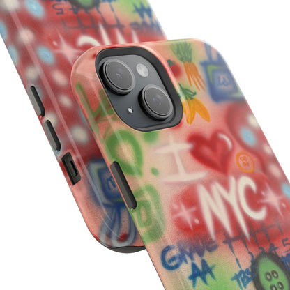 MagSafe "i <3 NYC" airbrush iPhone case