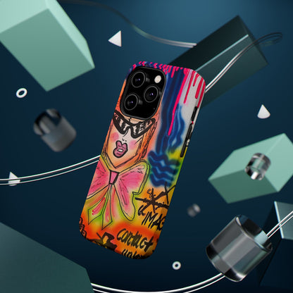 MagSafe „Kontakt unbekannt“ Airbrush iPhone Hülle