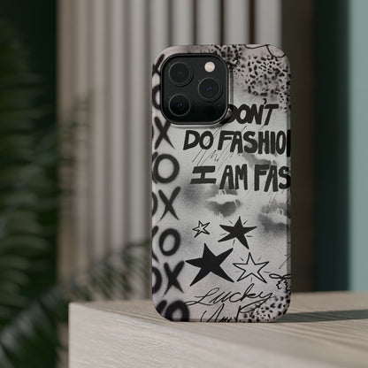 MagSafe "i am fashion" airbrush iPhone case