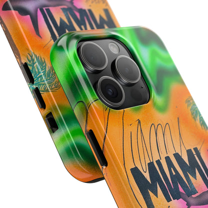 "miami, fl" airbrush iPhone case