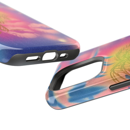 MagSafe "glowy night" airbrush iPhone case