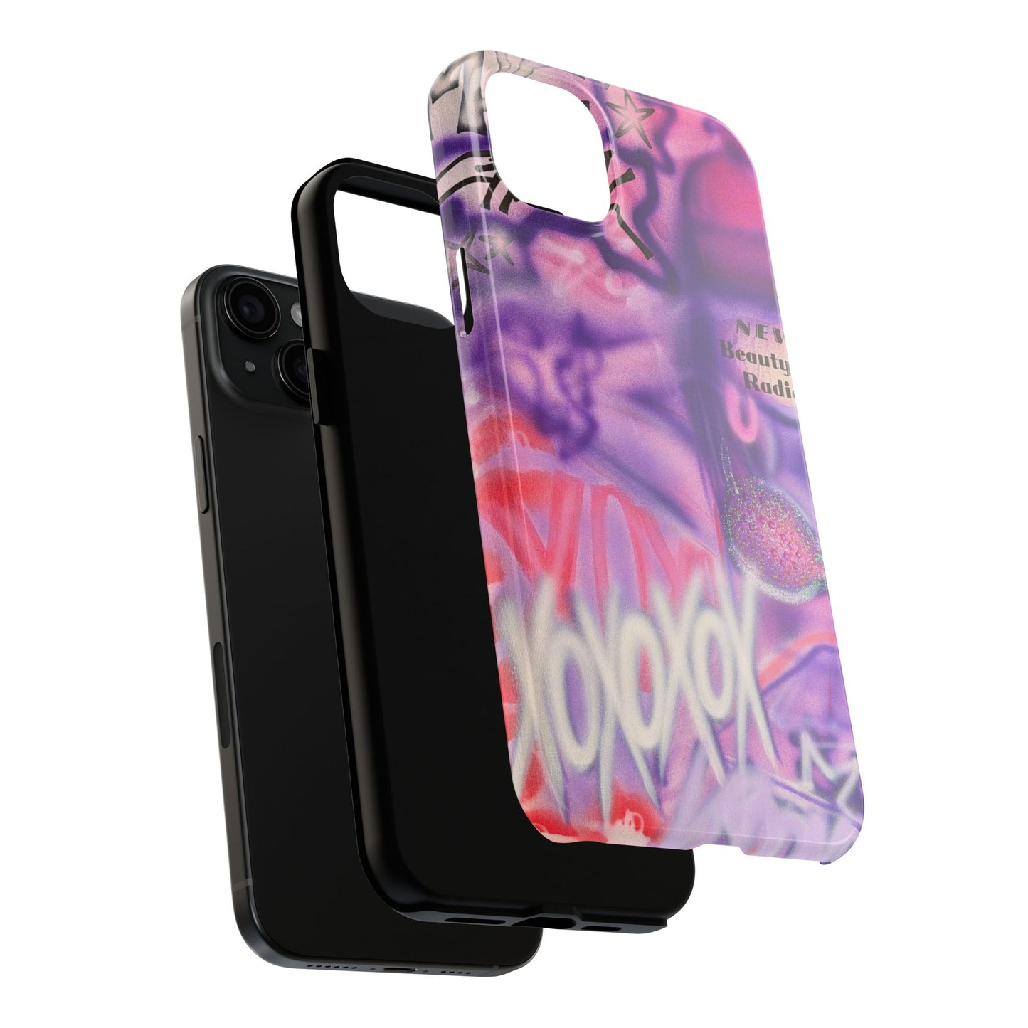"mic check" airbrush iPhone case