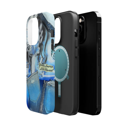MagSafe "young lovers" airbrush iPhone case