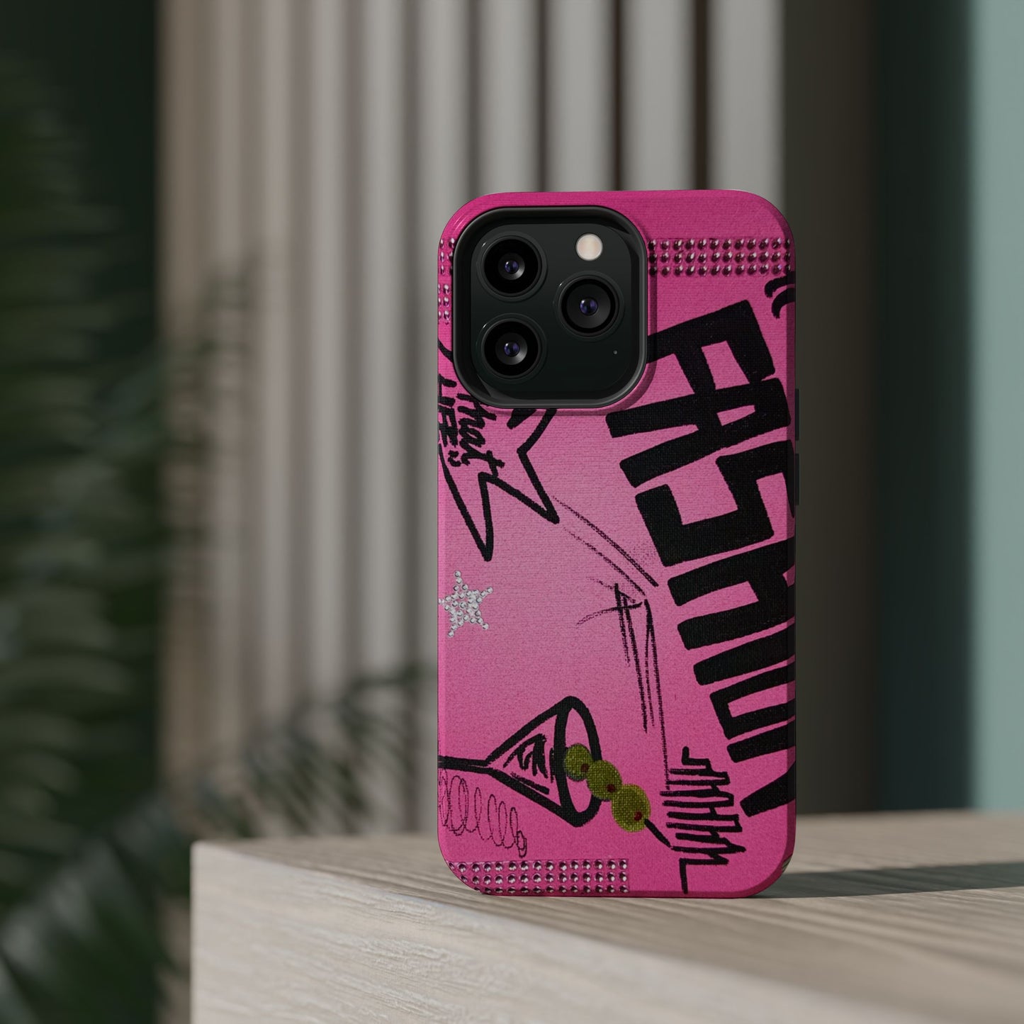 MagSafe "high fashion pt. 2" airbrush iPhone case