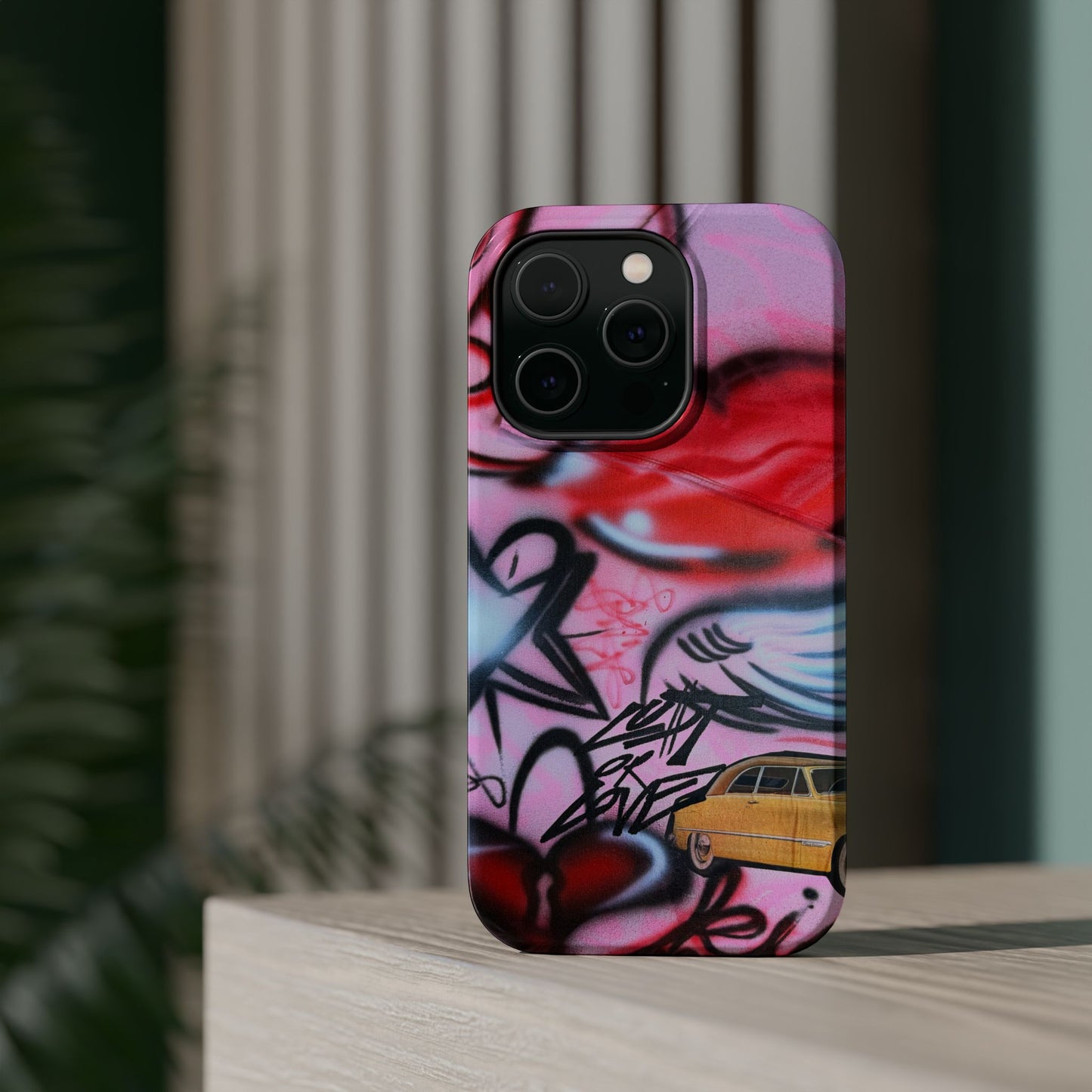 MagSafe "lust or love" airbrush iPhone case