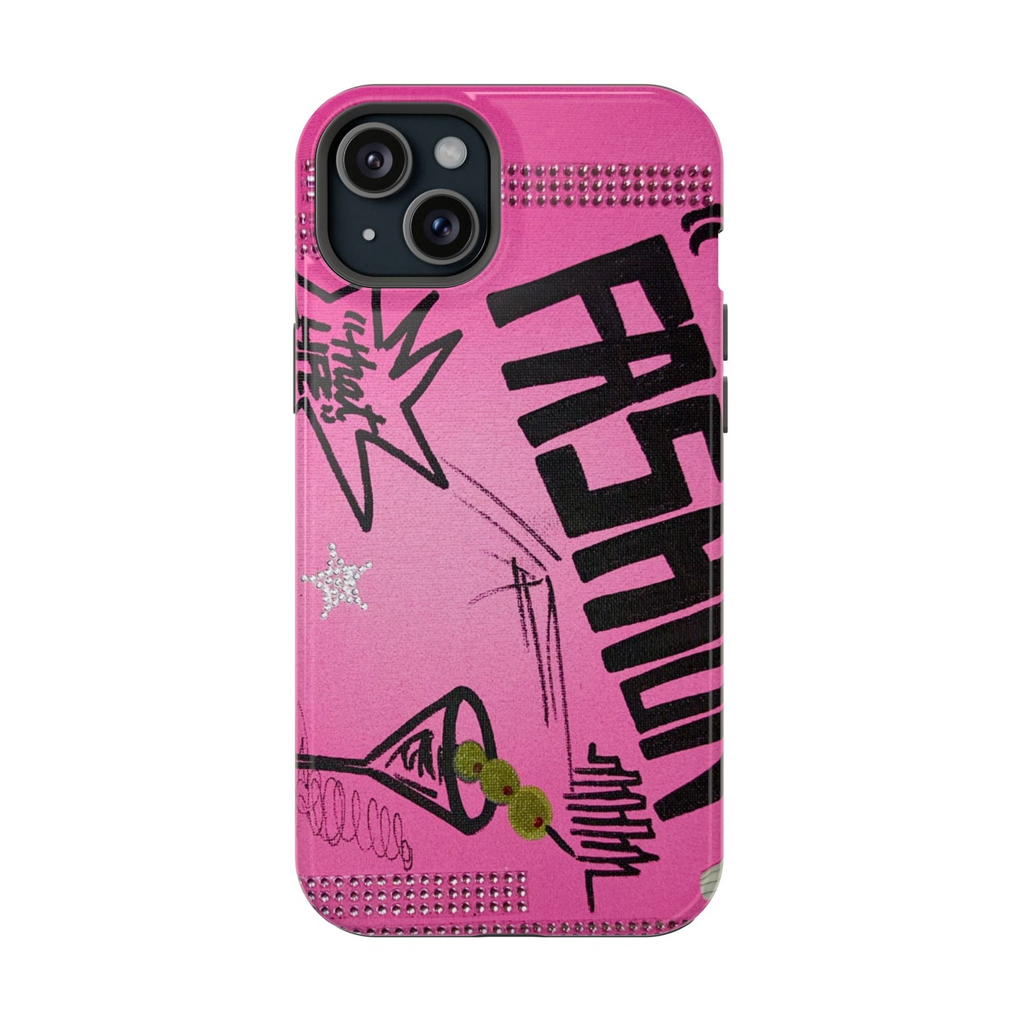 MagSafe "high fashion pt. 2" airbrush iPhone case