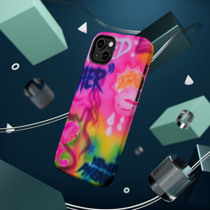 MagSafe "wanted" airbrush iPhone case