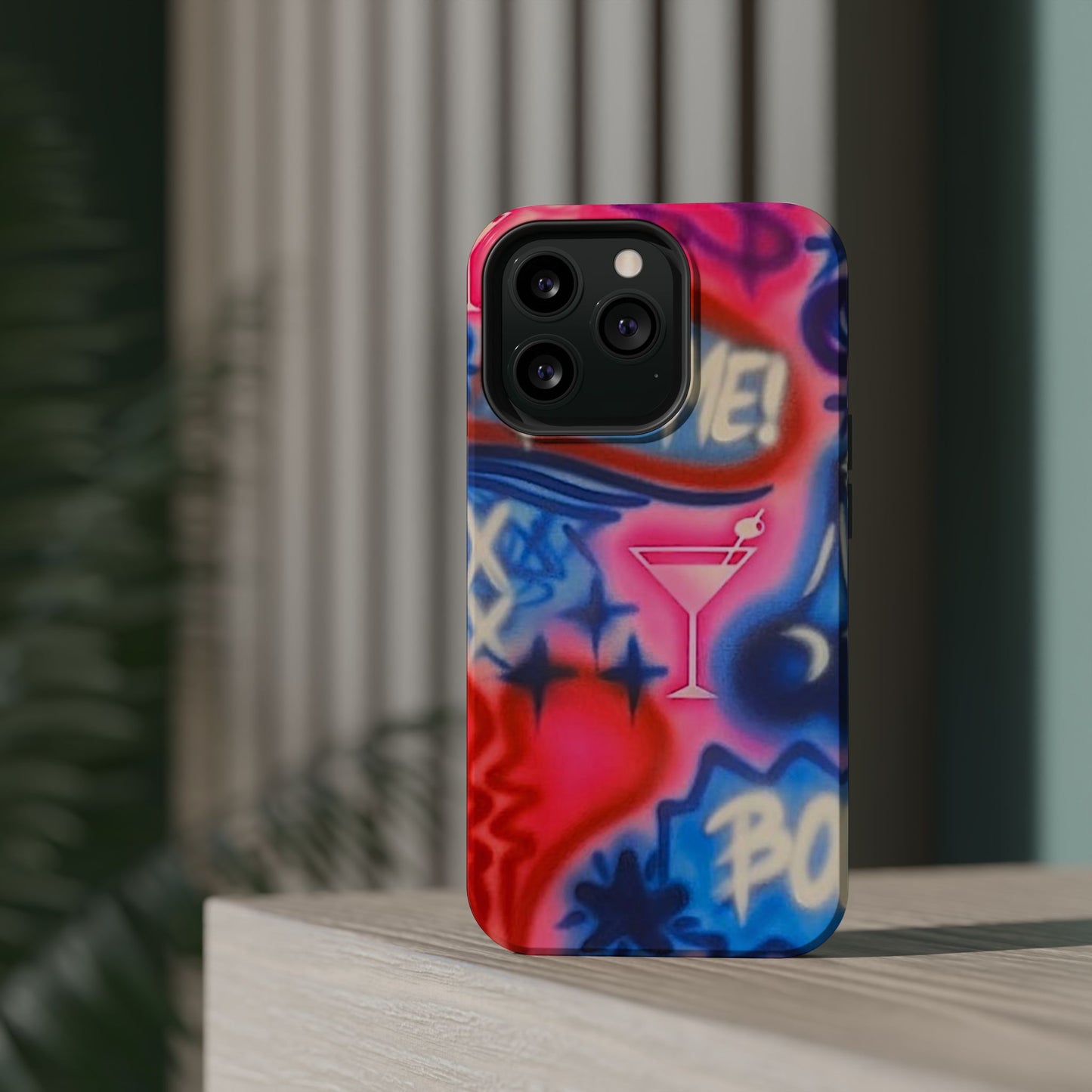 MagSafe "kiss me pt. 2" Airbrush iPhone Hülle