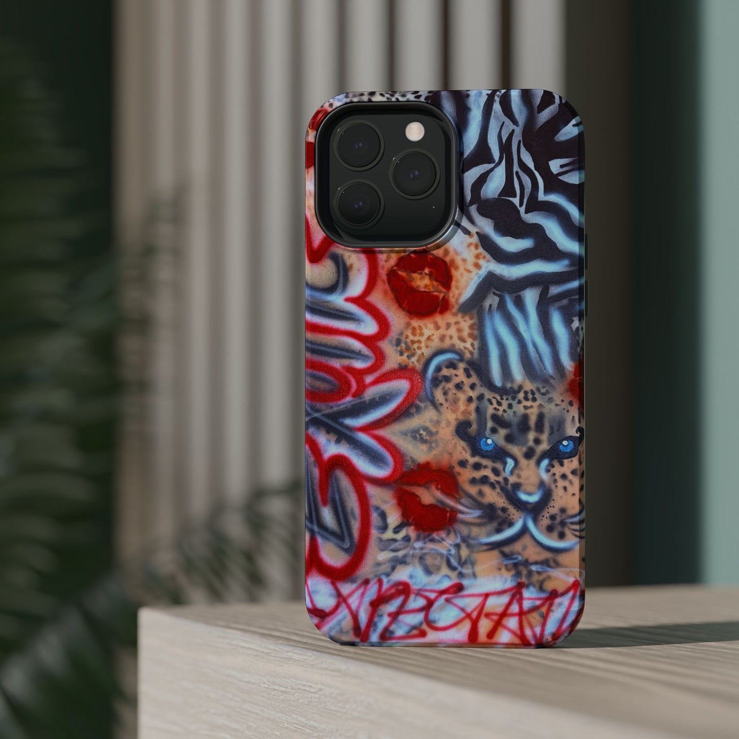 MagSafe "exotic expectations" airbrush iPhone case
