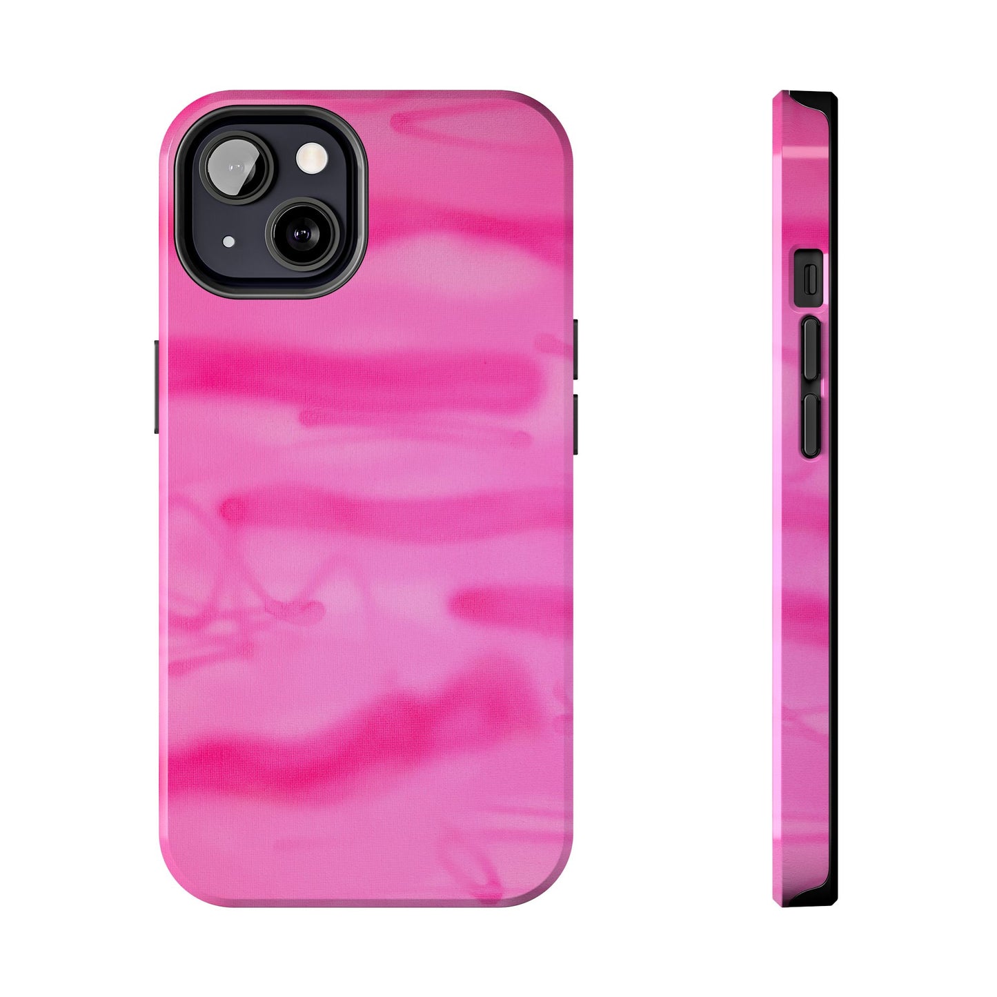 "pink camo" airbrush iPhone case