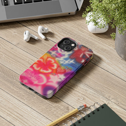 "luck and luv" airbrush iPhone case