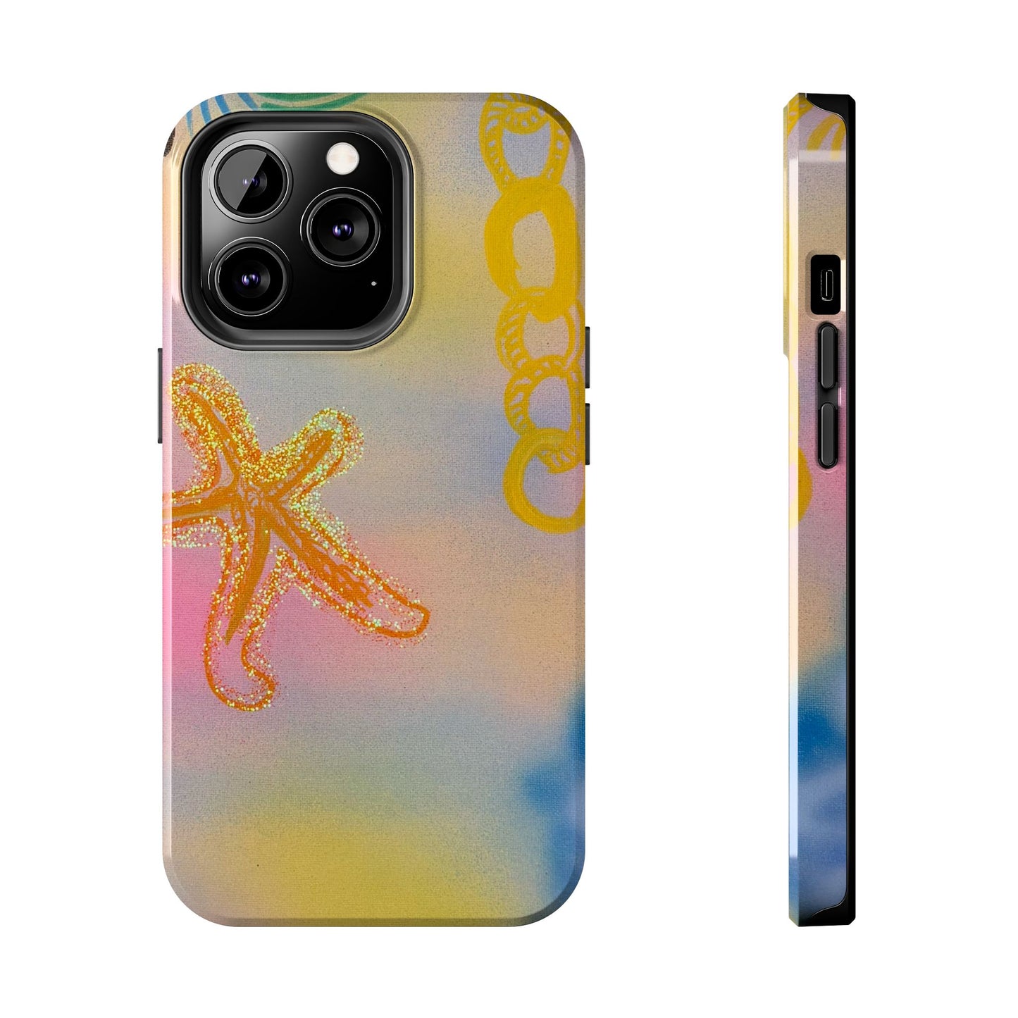 "sweet starfish" airbrush iPhone case