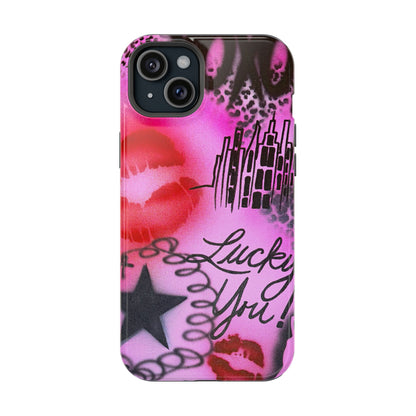 MagSafe "ulterior motive" airbrush iPhone case
