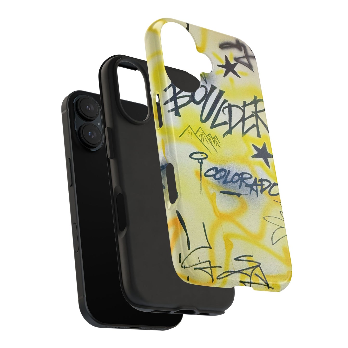 "boulder" airbrush iPhone case