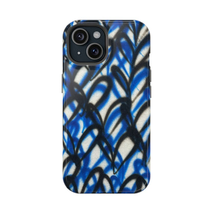 MagSafe "abstract hearts" airbrush iPhone case