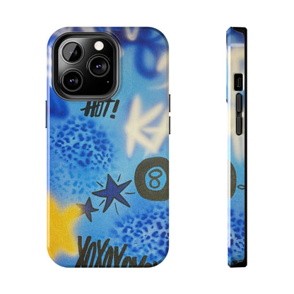 "brilliant blues" airbrush iPhone case