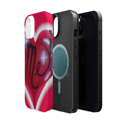 MagSafe "i <3 me" Airbrush iPhone Hülle