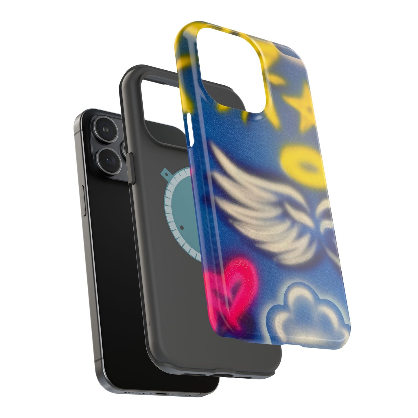MagSafe "celestial halo" airbrush iPhone case