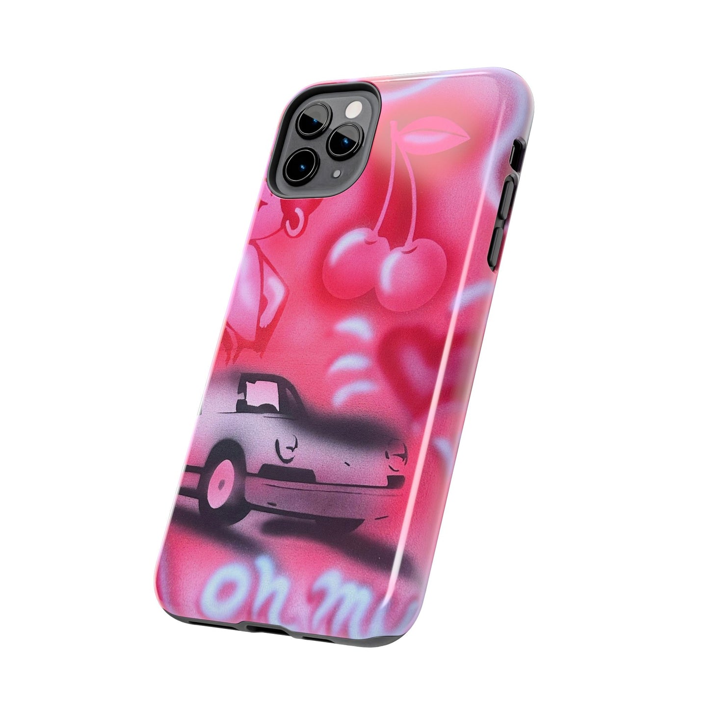 "on her way" airbrush iPhone case