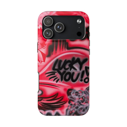 "LUCKY YOU! PT. 2" airbrush iPhone case