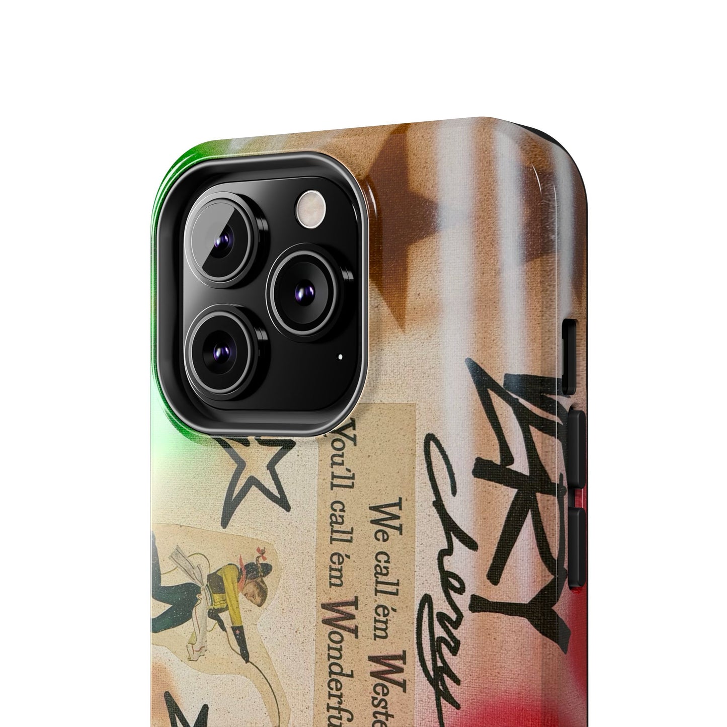"very cherry" airbrush iPhone case