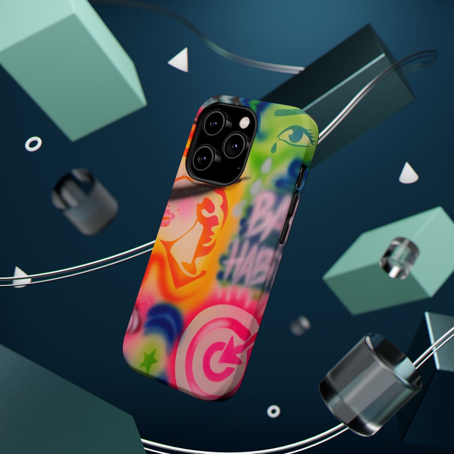 MagSafe „schlechte Angewohnheiten“ Airbrush iPhone Hülle