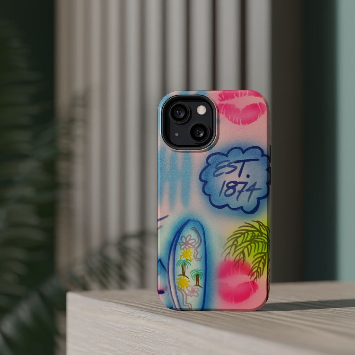 MagSafe "in the wave" airbrush iPhone case