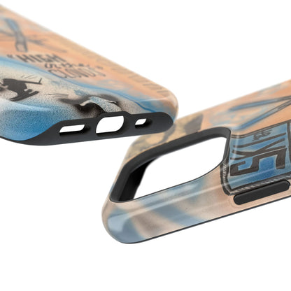 MagSafe „high in the clouds“ Airbrush iPhone Hülle