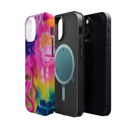 MagSafe "wanted" airbrush iPhone case