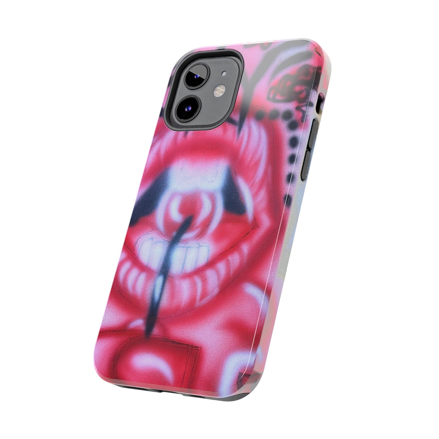 "be happy go lucky" airbrush iPhone case