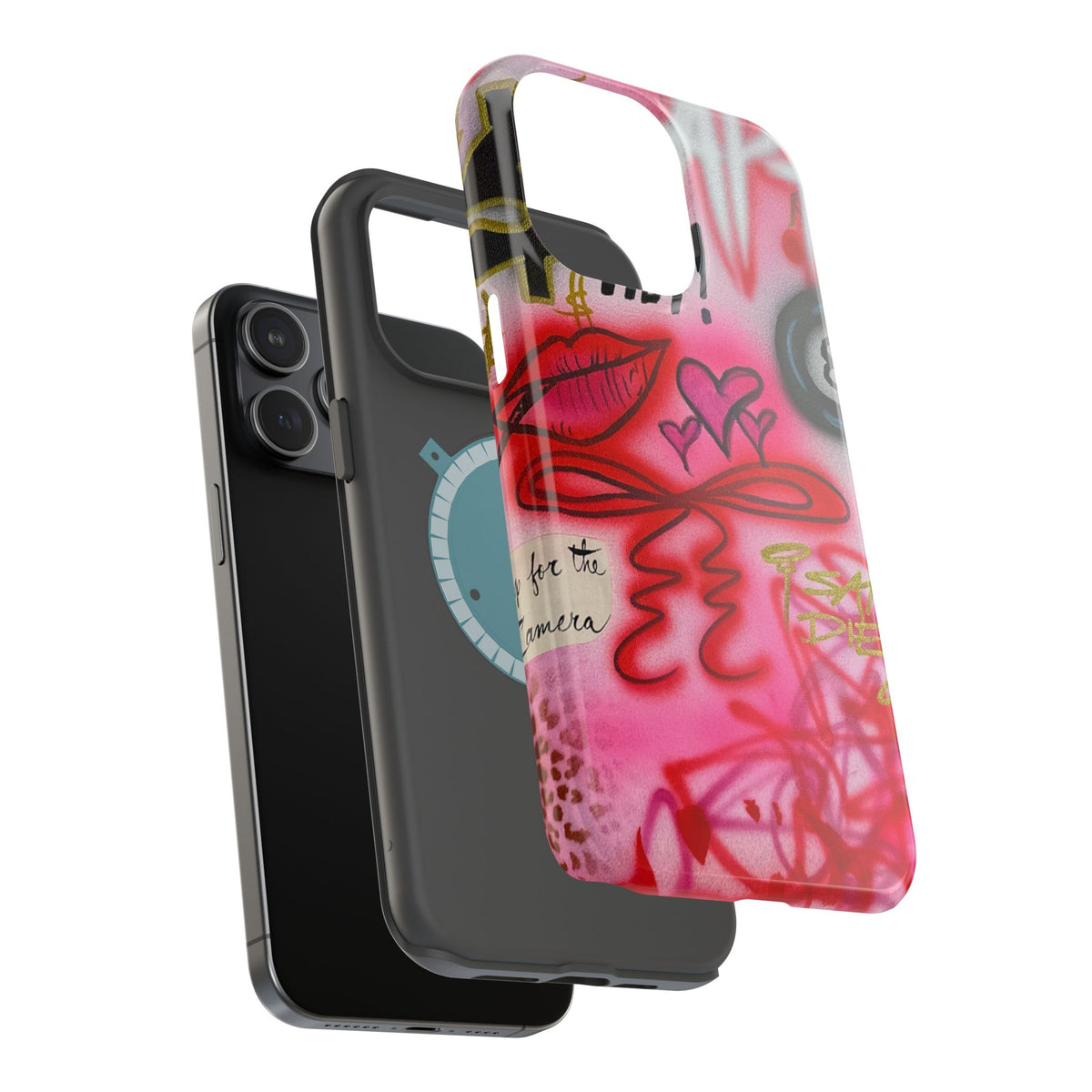 MagSafe "IT girl" airbrush iPhone case