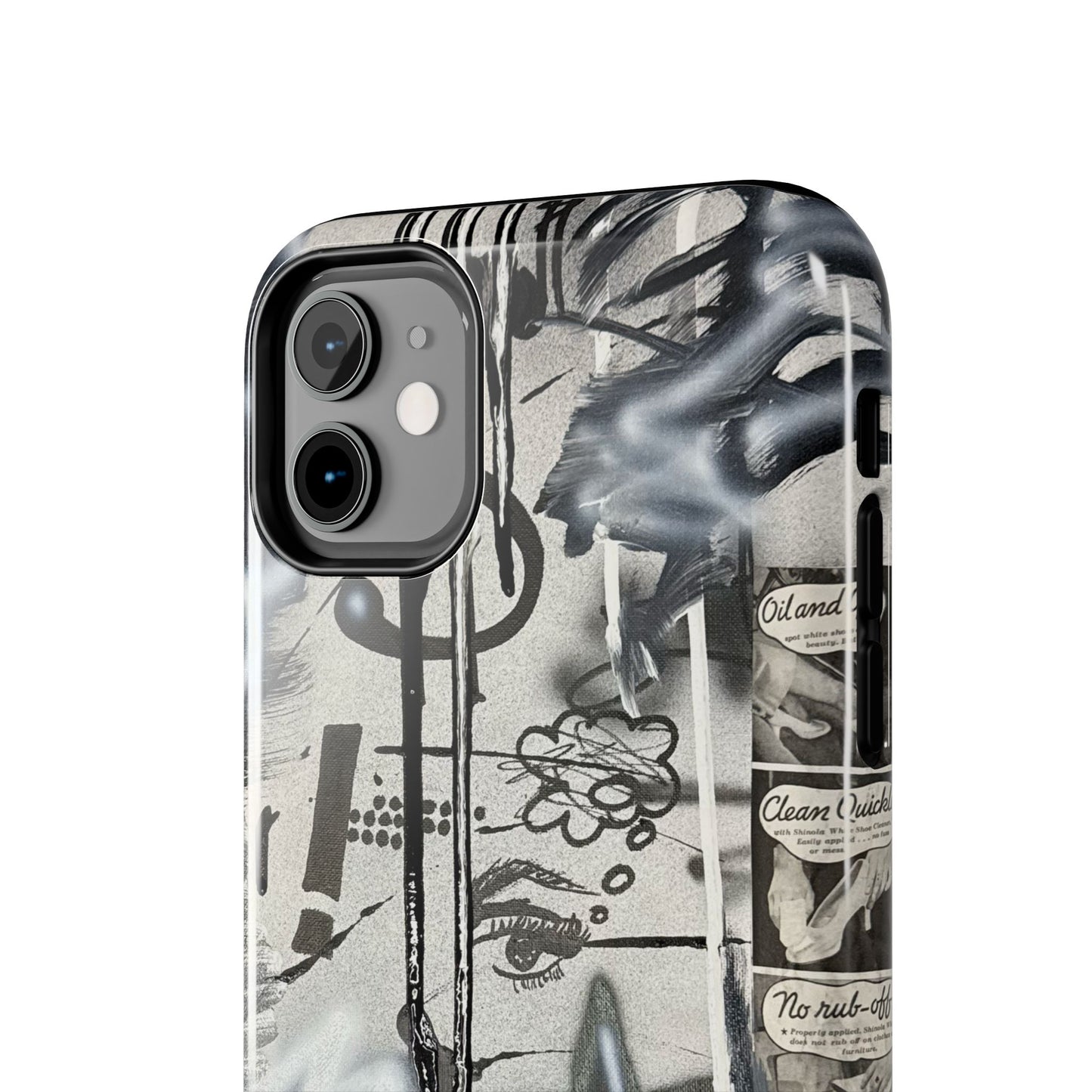 "monochrome mood" airbrush iPhone case